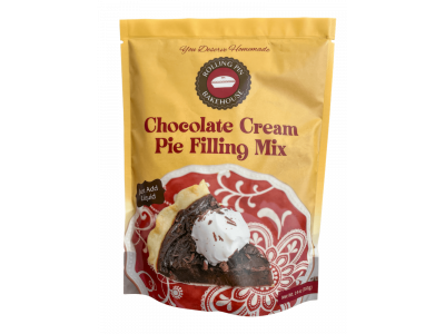Rolling Pin Bakehouse Chocolate Cream Pie Filling Mix retail package